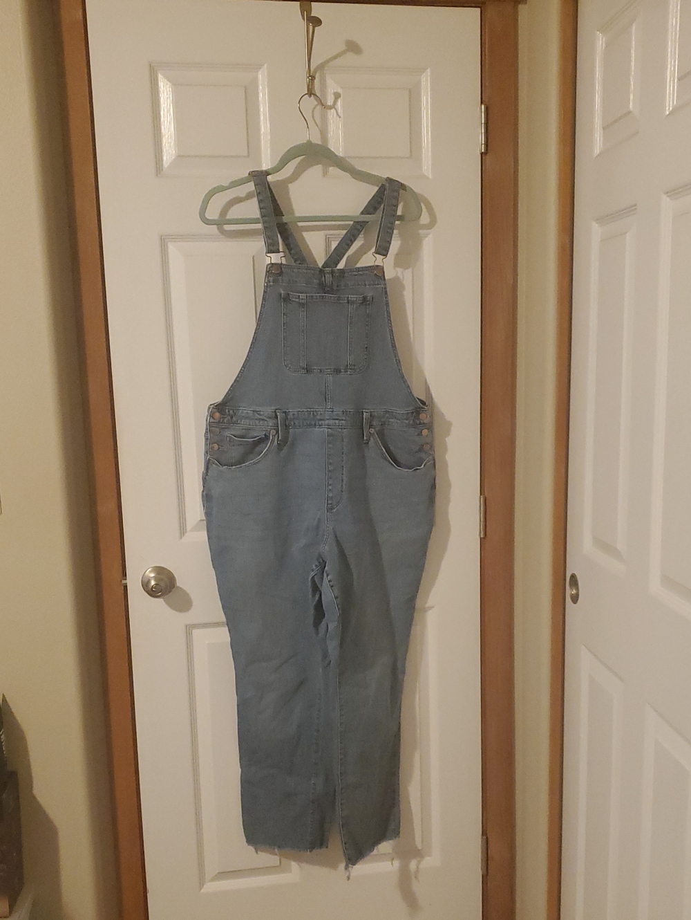 Universal Thread Light Blue Denim Overalls Jumpsuit